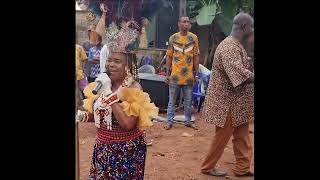 Queen Theresa Onuorah performs Ijele Elubego in Aguata Anambra State [upl. by Elleiad]