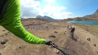 Dropping down from 5200M in the Ausangate mountains Peru [upl. by Medora268]