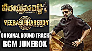 Veera Simha Reddy OST  Bgm Jukebox  BalaKrishna  Thaman S [upl. by Siraved298]