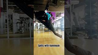 Splits with Hammock music split hammocks sports yogapose motivation floating [upl. by Awjan]