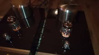 6C33C SE tube amplifier playing music [upl. by Sybilla]