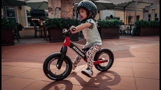 BALANCE BIKE RIDING 21 MONTHS OLD [upl. by Foley]