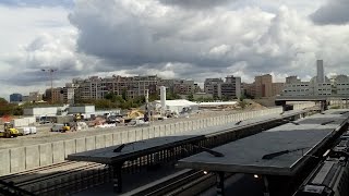 Prolongement du RER E  Voyage à bord dun RER NG de Magenta à Nanterre La Folie [upl. by Kristos]