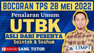 Penalaran Umum  Bocoran Soal Tanggal Ujian 28 Mei  TPS UTBK 2022 [upl. by Hebel]