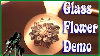 Amazing Glass Blowing How to Make Flower Implosion Pendant [upl. by Arther]