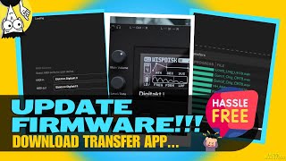 Elektron Digitakt II  Easily Update Firmware Using Transfer App [upl. by Viking614]