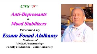 Prof Essam Fouad CNS Pharmacology 5 Drug treatment of Affective Mood Disorders 2020 [upl. by Raveaux]