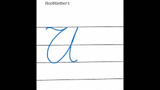 hoofdletter T schrijven [upl. by Ocir691]