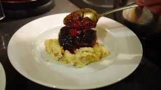 I COOK  Pan Fried Venison with Raspberry Sauce Celeriac amp Potato Mash with Broccoli [upl. by Reve]