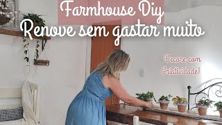 Diy IDEIAS SIMPLES E CRIATIVAS pra Decorar a Sala🍃🏡Revelei a cuba do banheiro🛁 Canjica diferente 🥣 [upl. by Dietrich]