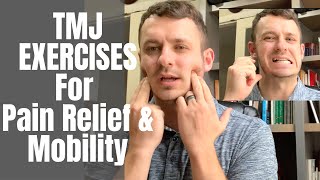 TMJ  Exercises Stretches amp Movement  For Pain Relief amp Mobility [upl. by Lleznov443]