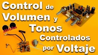 Control de volumen y tonos controlados por tension parte 1 [upl. by Ydniw]