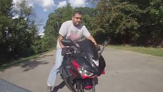 Yamaha R3 wheelie fail [upl. by Martinsen300]