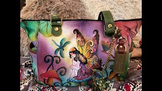 Updated Whats in my Anuschka Enchanted Forest Fairy Bag [upl. by Ahsema]