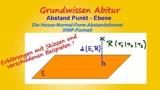 Abiturwissen zur HNFFormel mit Beispielen [upl. by Fisa]