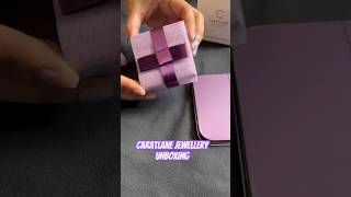 Caratlane Dimond jewellery unboxing online delivery [upl. by Werra]