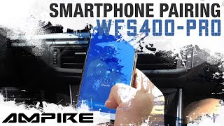 How to pair a smartphone with the AMPIRE CANBus immobilizer WFS400PRO [upl. by Assilav]