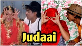 Judaai 1997  Jhonny Lever Best Comedy Scene  Abba Dabba Jabba [upl. by Stedman]