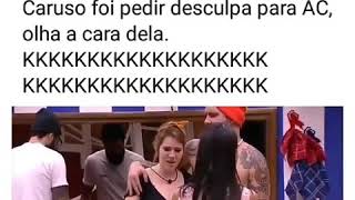 BBB18 Caruso foi pedir desculpas a Ana Clara e Olha a Cara dela [upl. by Acinomal878]