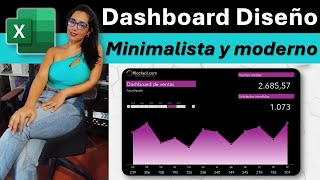 Dashboard en excel  minimalista y moderno [upl. by Balsam360]