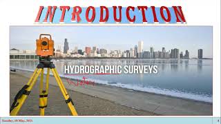 Lecture No 07 PartA  SurveyingII Hydrographic Surveys [upl. by Jilleen434]