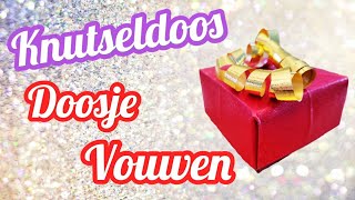 Cadeau DOOSJE VOUWEN van PAPIER [upl. by Enehs]