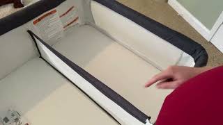 Review of the Ihoming Double Bassinet For 2 Babies Twin Infant CoSleeper Bedside Crib [upl. by Erinn]