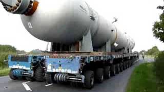 Sarens transporting 230t Reactor [upl. by Dominga]