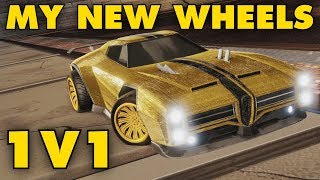 MY NEW WHEELS   Rocket League Competitive 1v1 Gameplay [upl. by Valaria]