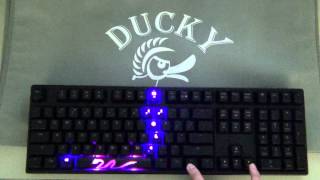 Ducky Shine 3 漣漪模式 Ripple Lighting Mode [upl. by Myrwyn991]