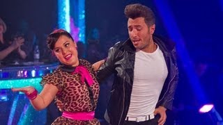 Dani Harmer amp Vincent Simone Jive to Dance With Me Tonight  Strictly Come Dancing 2012  BBC One [upl. by Olivann]