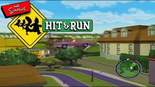 Lets Play The Simpsons Hit and Run  Level One [upl. by Ateekahs16]