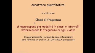 2 Statistica tabelle e grafici per classi [upl. by Syxela]