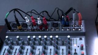 an unboxing of the Behringer Xenyx 1002B mixer [upl. by Esdras]