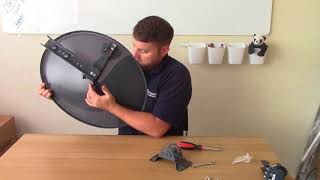 How To Assemble A SKY FREESAT satellite dish [upl. by Sprung199]