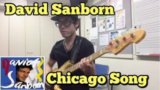 David Sanborn「Chicago Song」ATELIER Z 4string Passive Bass Slap [upl. by Nek]