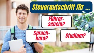 Ausbildungskosten steuerlich geltend machen [upl. by Abocaj]