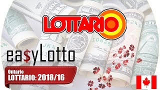 LOTTARIO winning numbers 21 April 2018 [upl. by Ker366]