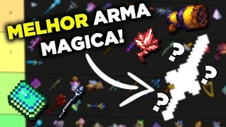 QUAL A MELHOR ARMA MAGICA DO TERRARIA Tierlist terraria 144 [upl. by Caplan]