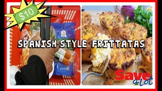 Easy Mini Spanishstyle Frittatas  BUDGET FRIENDLY [upl. by Orhtej]