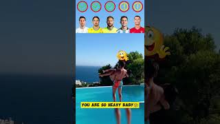 Ronaldo vs Messi vs Neymar vs Ibrahimovic vs Dybala  Diving Challenge🏊🏻‍♂️😍 [upl. by Eisler]