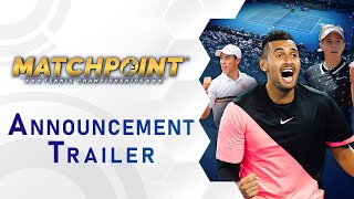 MATCHPOINT – Tennis Championships  Announcement Trailer US [upl. by Enail]