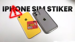 AWAS SALAH BELI IPHONE SIM STIKER   Iphone Sim Locked [upl. by Nitnert]