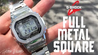 GShock GMWB5000  Full Metal Square  Awesome [upl. by Aerdied]