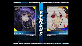 MUGEN Tournament SuperStar Simul IV Semi Final  Nue Houjuu vs Dark Heart [upl. by Rehpotsirhk]