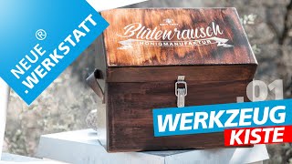 Imker WERKZEUGKISTE aus HOLZ selber machen  Lets Bastel Gastauftritt  01  NEUEWERKSTATT [upl. by Landon953]