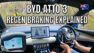 2023 BYD ATTO 3 HANDLING AND REGENERATIVE BRAKING EXPLAINED AUSTRALIA [upl. by Calista854]