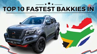 Top 10 Fastest Bakkies in South Africa [upl. by Cobby]