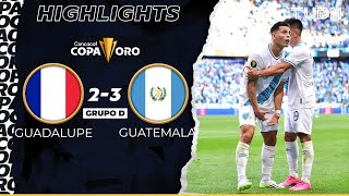 Resumen y goles  Guadalupe 23 Guatemala  Copa Oro 2023  TUDN [upl. by Inalel]