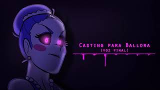 Voz Final para Ballora FNAFNG Futura Mini serie de FNAF [upl. by Nyvar]